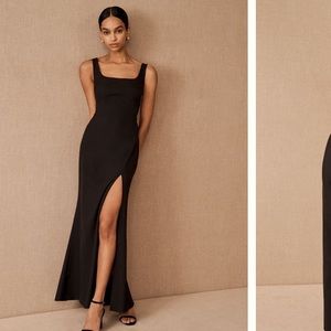 BHLDN Adena black dress
